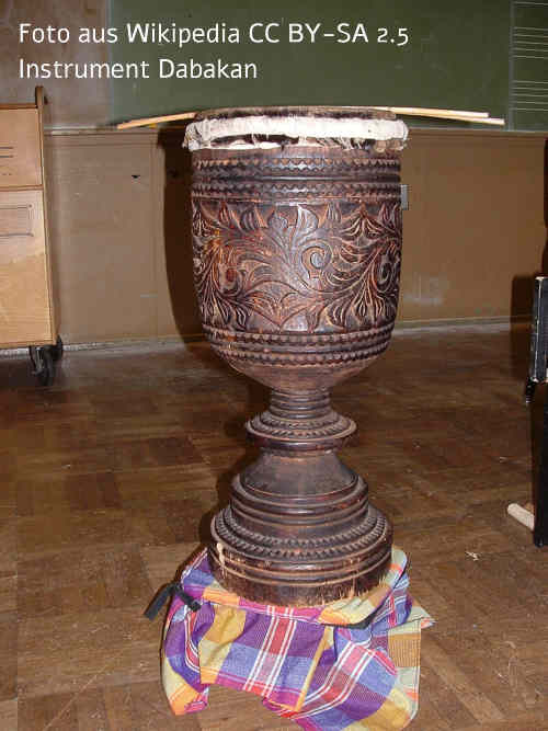 Das Instrument Dabakan