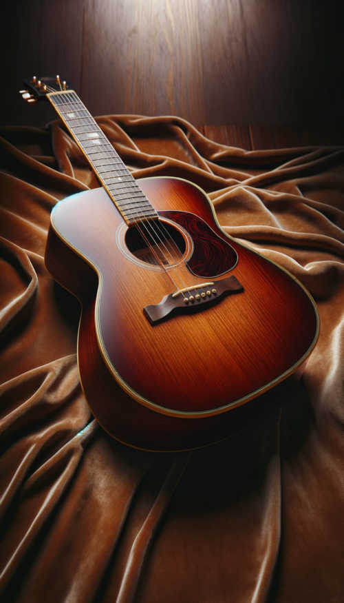 Eine klasische Gitarre